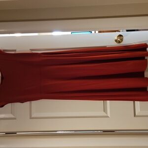 Banana Republic Classic Rust Color Midi Dress